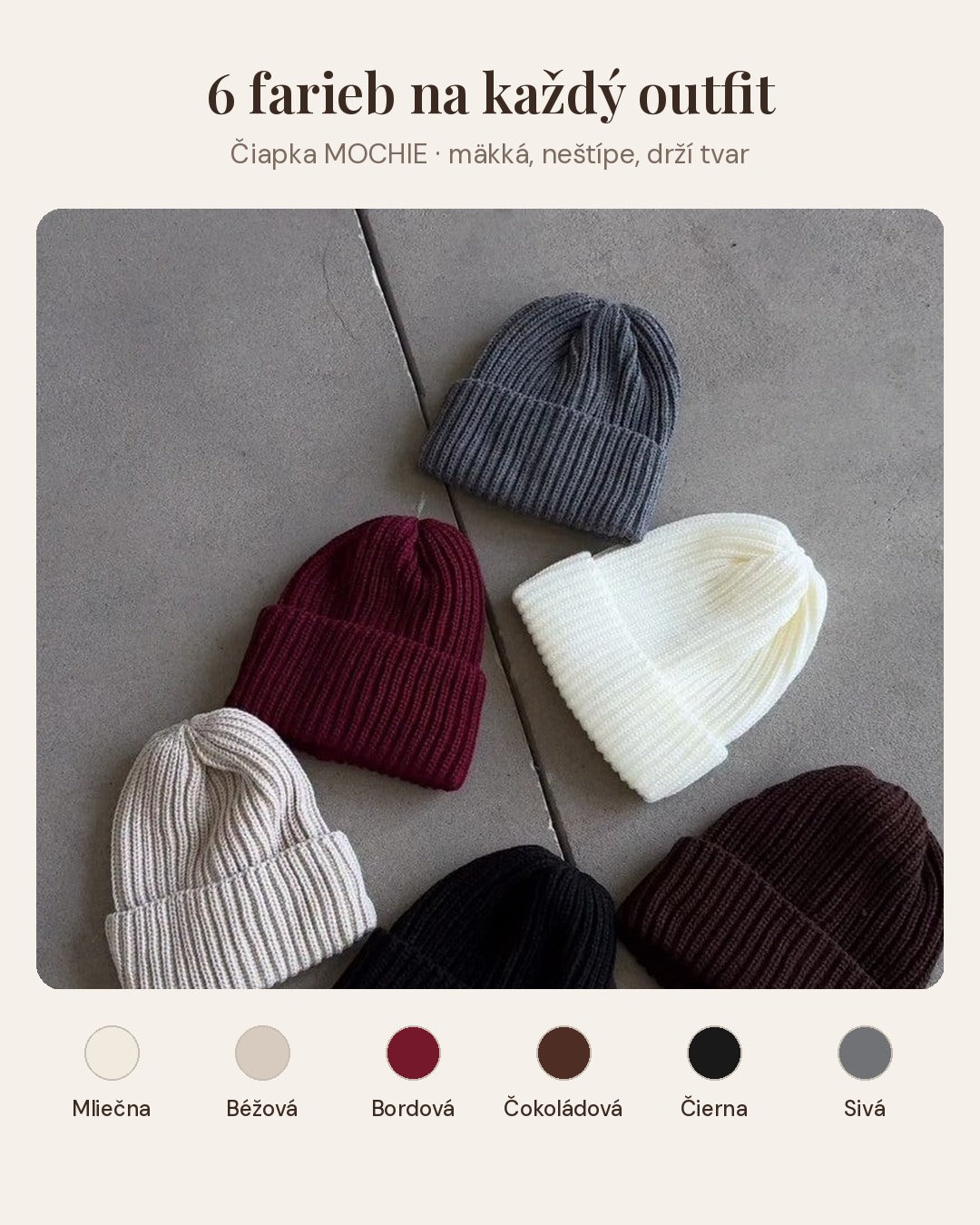 Čiapka MOCHIE