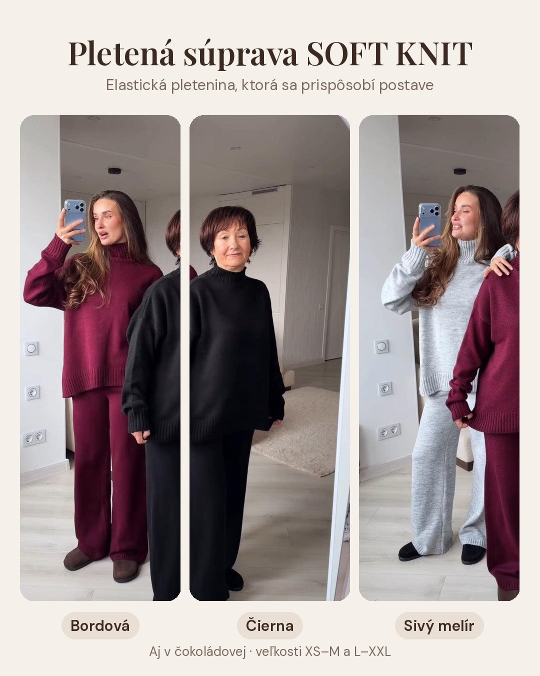 Pletená súprava SOFT KNIT