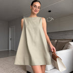 Áčkové šaty MILANIA – khaki