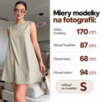 Áčkové šaty MILANIA – khaki