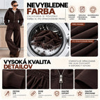 Súprava COZY s kapucňou – čokoládová
