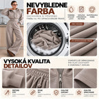 Súprava COZY s kapucňou – mliečna sivá