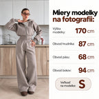 Súprava COZY s kapucňou – mliečna sivá