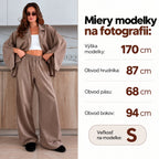 Súprava KIMONO s opaskom – béžová
