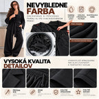 Súprava KIMONO s opaskom – čierna