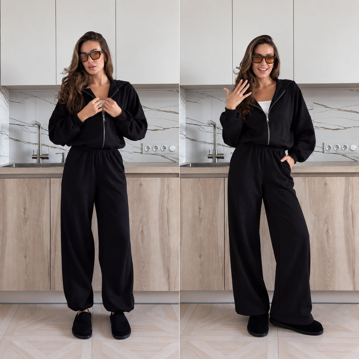 Oversize súprava SOFT – čierna