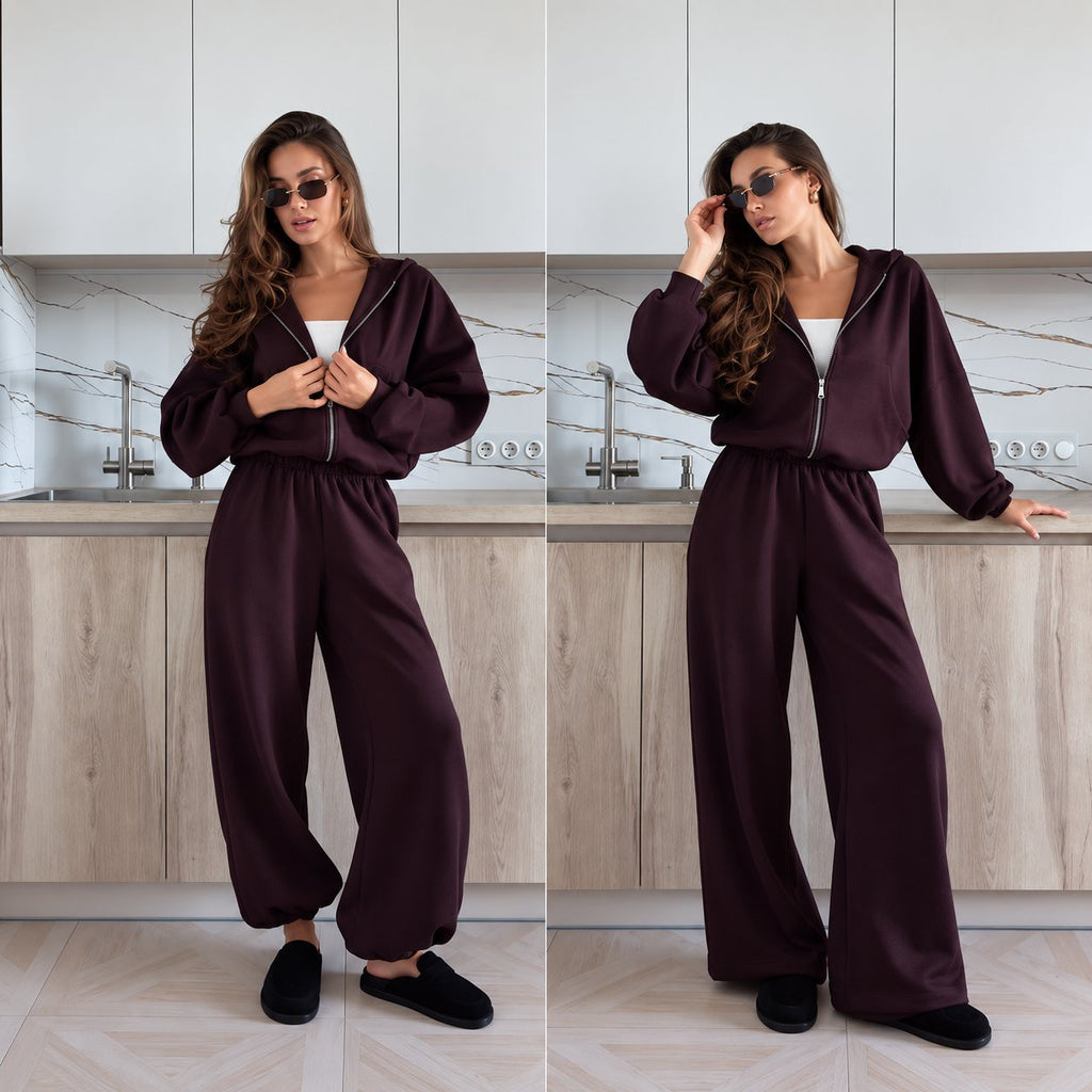 Oversize súprava SOFT – čokoládová