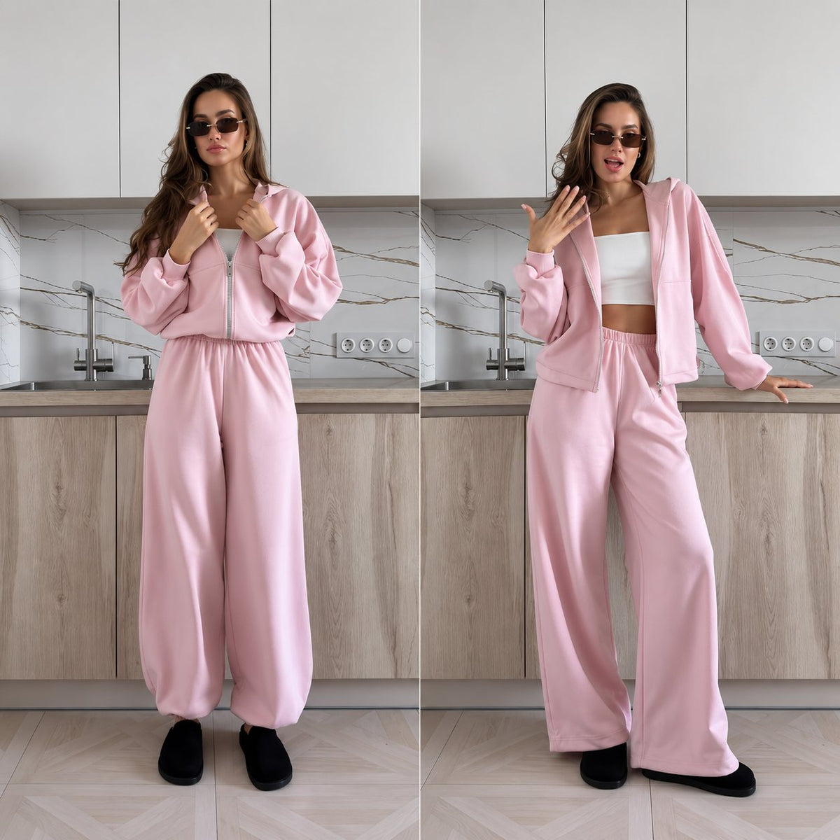 Oversize súprava SOFT – ružová