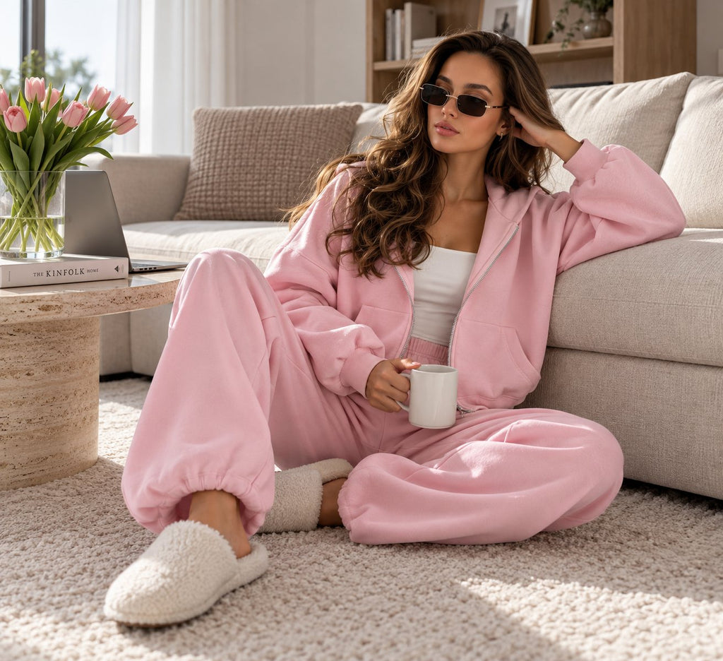 Oversize súprava SOFT – ružová