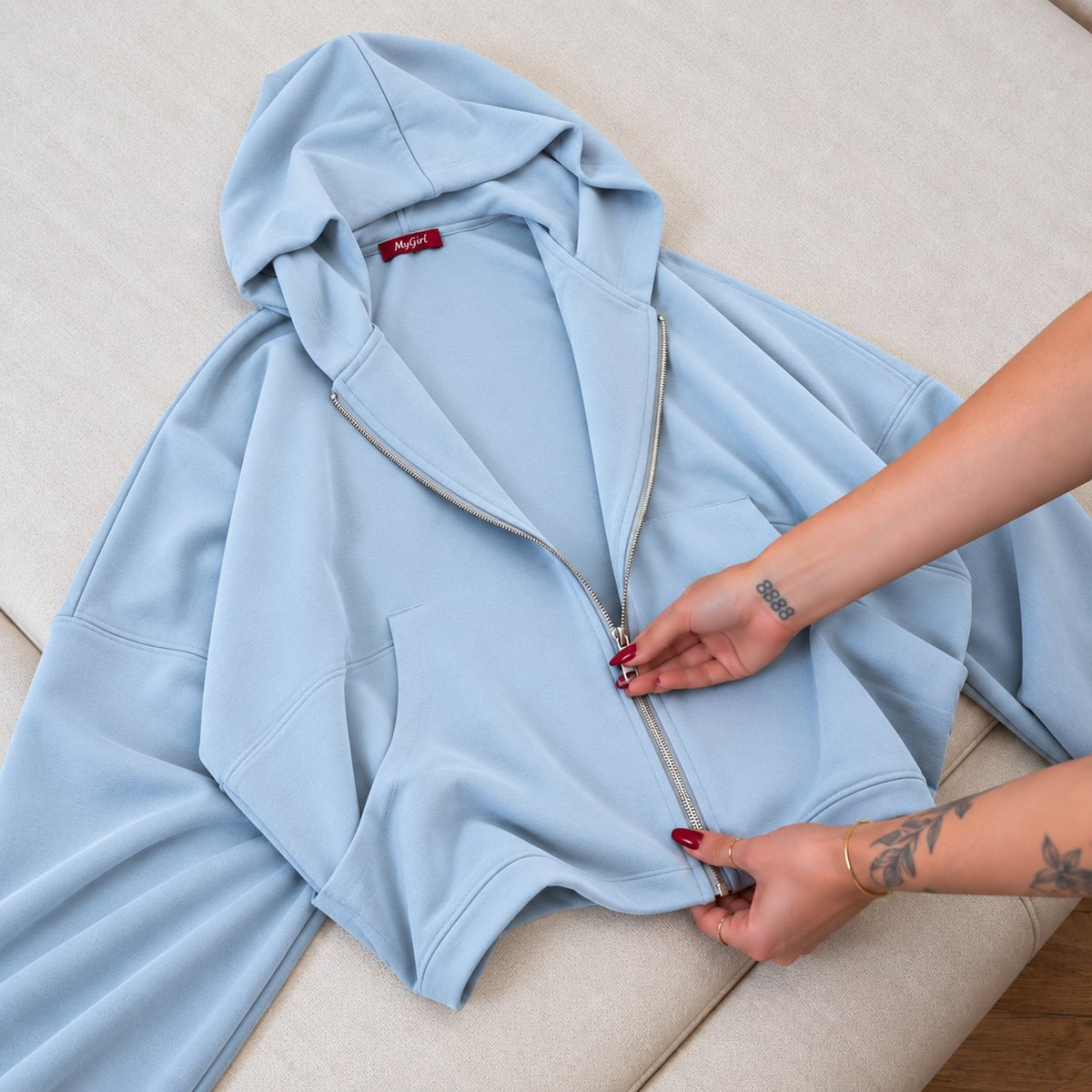 Oversize súprava SOFT – svetlomodrá