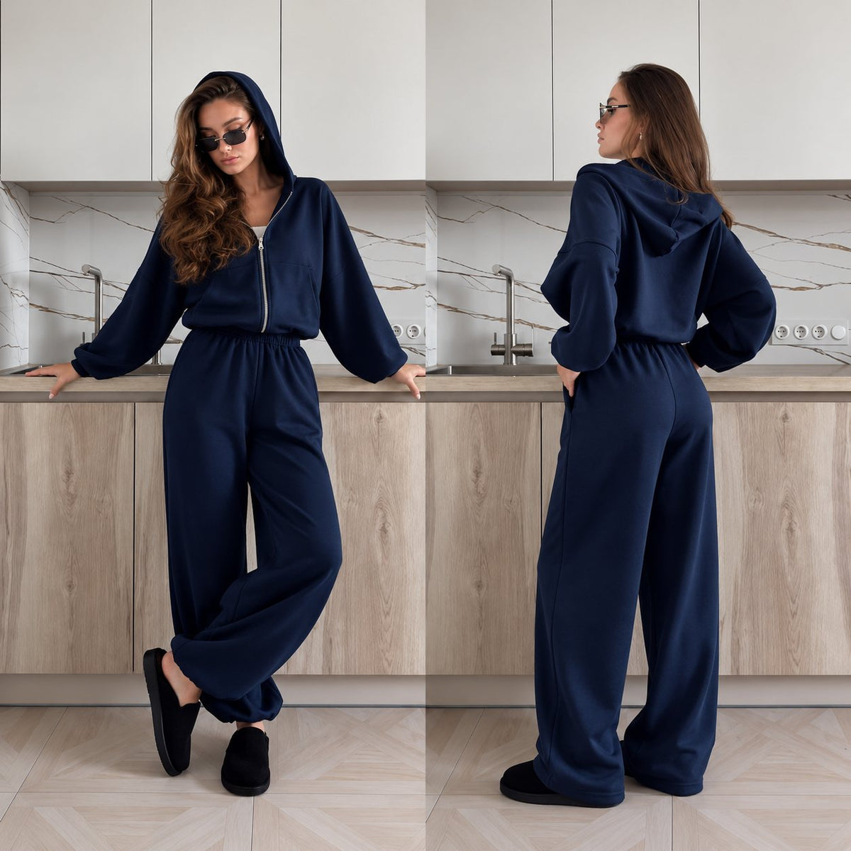 Oversize súprava SOFT – tmavomodrá