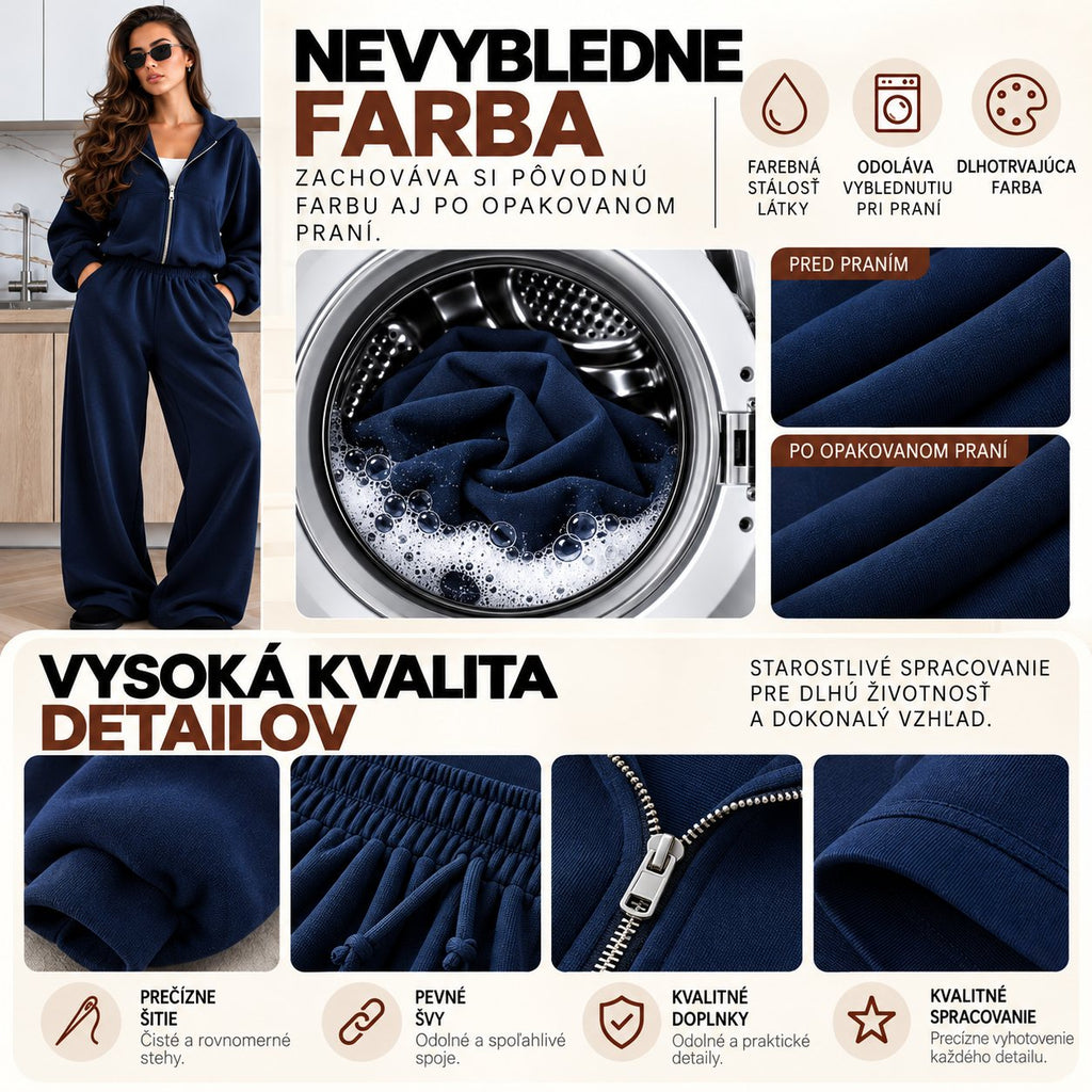 Oversize súprava SOFT – tmavomodrá