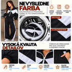 Súprava RETRO s kontrastnými vsadkami – čierno-biela