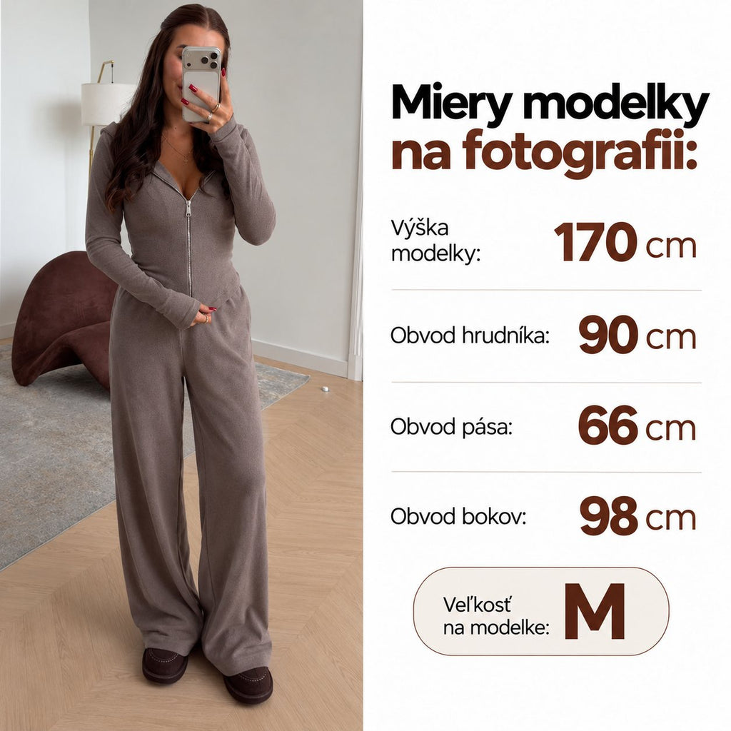 Rebrovaná súprava RIB – čokoládový melír