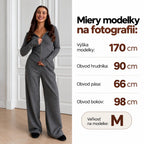 Rebrovaná súprava RIB – sivý melír