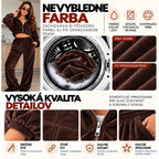 Velúrová súprava VELVET – čokoládová