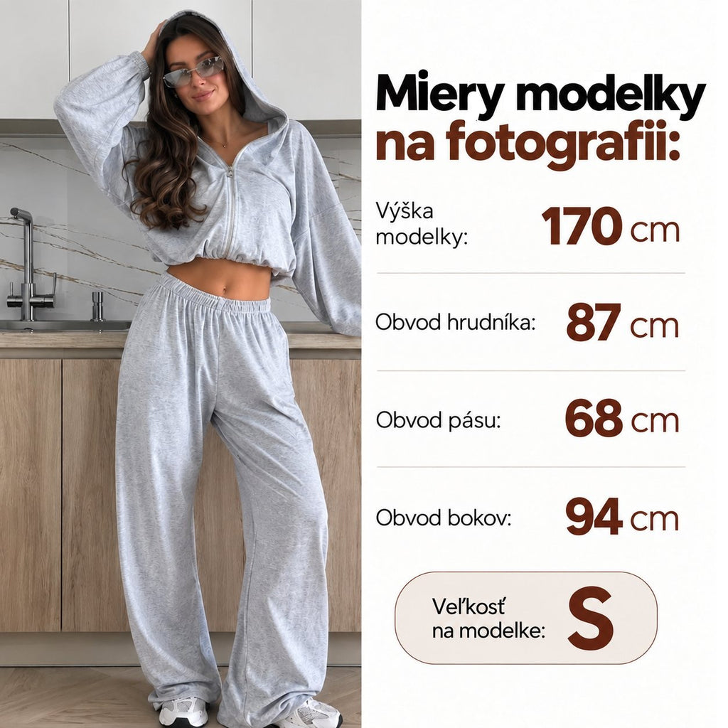 Velúrová súprava VELVET – sivý melír
