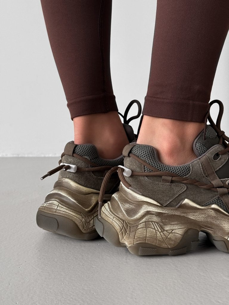 Tenisky CHUNKY – khaki