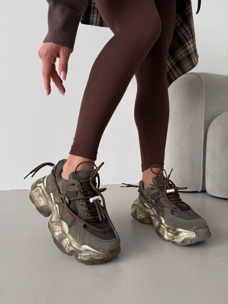 Tenisky CHUNKY – khaki