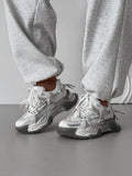 Tenisky METALLIC – svetlosivá