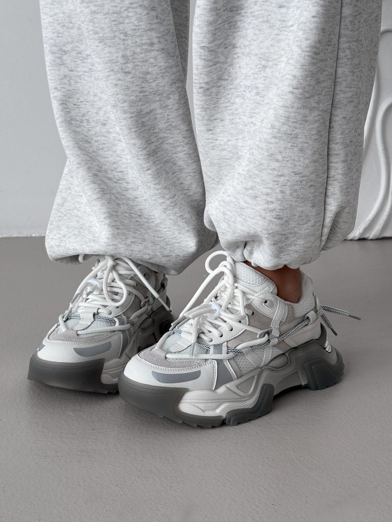 Tenisky METALLIC – svetlosivá